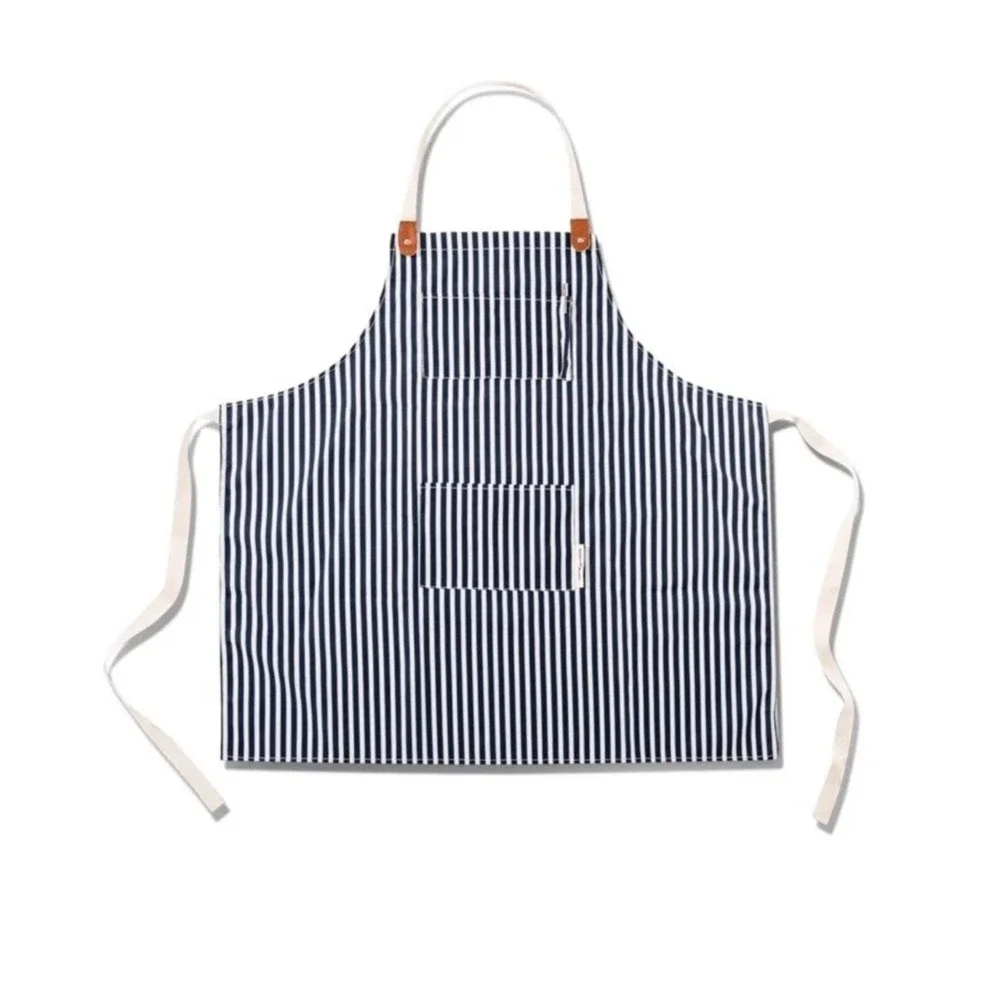 New Business & Pleasure Co. Lauren's Navy Stripe Apron‎ FFF Fall 2025
